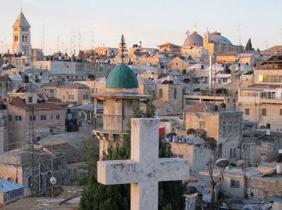 Blick auf die Altstadt von Jerusalem