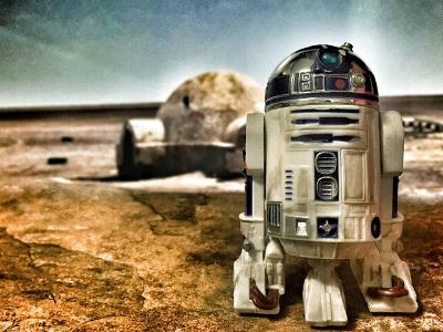 der Roboter R2D2 aus den 'Star Wars'-Filmen