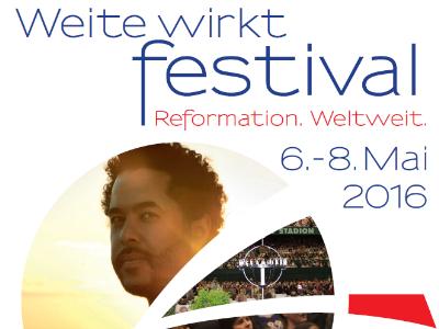 Plakatmotiv für das Festival 'Weite wirkt'