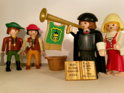 Playmobil-Figuren im Mittelalter-Look