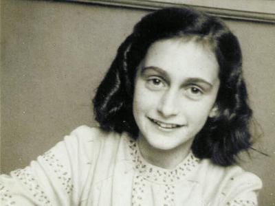 Foto des jüdischen Mädchens Anne Frank