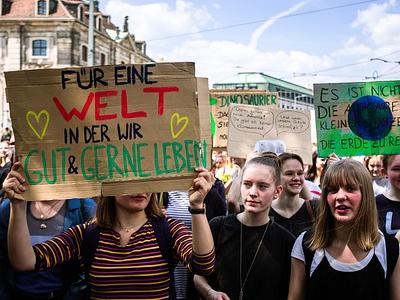 Demonstration gegen den Klimawandel