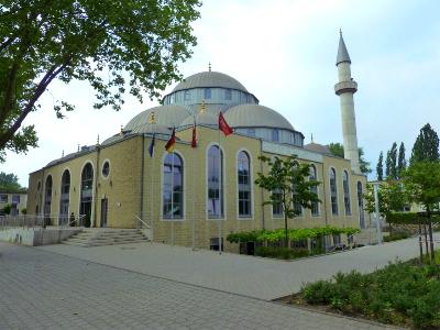 Die 2008 eröffnete Moschee in Duisburg-Marxloh. 