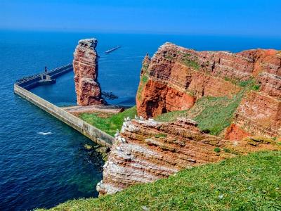 Die Insel Helgoland und ihr Wahrzeichen, die 'Lange Anna'